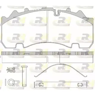 Тормозные колодки дисковые, комплект ROADHOUSE JSX 21554.80 1462628 29167 21 554.80 изображение 0