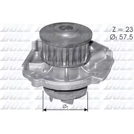 Водяной насос, помпа DOLZ 8430632199209 S220ST 1470887 QRQ DEDP