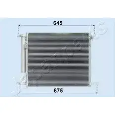 Радиатор кондиционера JAPANPARTS WUVC0IV 4S A4QAF CND313016 1479315