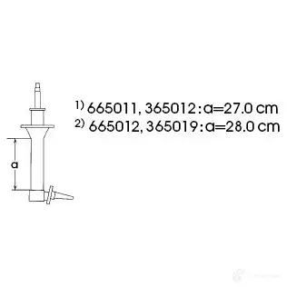 Амортизатор KAYABA 665012 900009 4909500030349 K3J 23 изображение 0