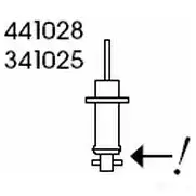 Амортизатор KAYABA 4909500148143 898642 441028 OR29 8ML изображение 0