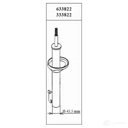 Амортизатор KAYABA 4909500270301 633822 899813 K PC68U - Изображение 1