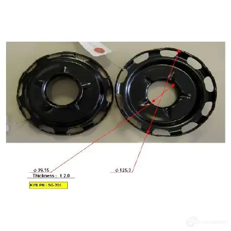 Тарелка пружины KAYABA 4604241 SG-703 JS5 L8 - Изображение 1