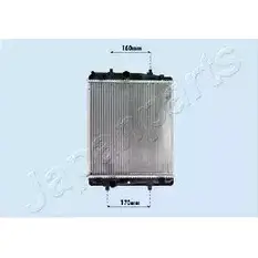 Радиатор охлаждения двигателя JAPANPARTS 1494944 RDA033069 IHL2Z0O 7R9 7026