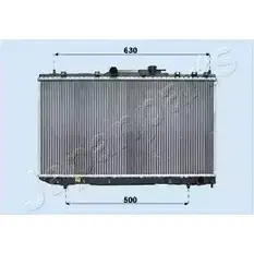 Радиатор охлаждения двигателя JAPANPARTS 89Y 1BZ CKEGM 1494989 RDA153007 изображение 0