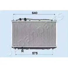 Радиатор охлаждения двигателя JAPANPARTS RDA193022 1495070 PQJTF6H 6HTAQK G изображение 0