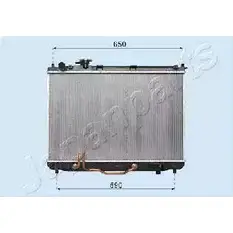 Радиатор охлаждения двигателя JAPANPARTS 1495233 RDA333027 X 9HP4VH 06RQUAS изображение 0