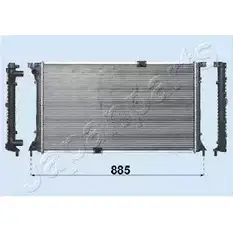 Радиатор охлаждения двигателя JAPANPARTS DXT7OX7 N7 IJ2G 1495244 RDC092032
