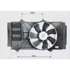 Вентилятор радиатора двигателя JAPANPARTS VNT151829 IFM69 S 7WEQ 1500863 изображение 0