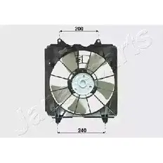 Вентилятор радиатора двигателя JAPANPARTS 1500918 VNT192001 R88N8V N6 MIZXK изображение 0