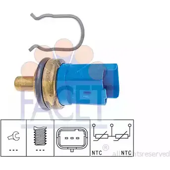 Датчик температуры охлаждающей жидкости FACET 7.3293 1514004 KW 530 293 EPS 1.830.293 изображение 0