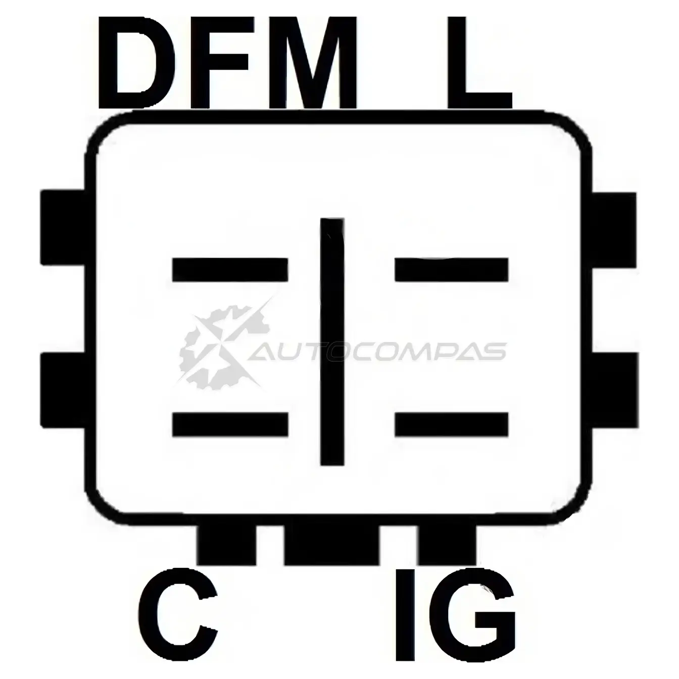 Щетки генератора с регулятором UTM RN6004A P8 BI2E 1440713762 изображение 2