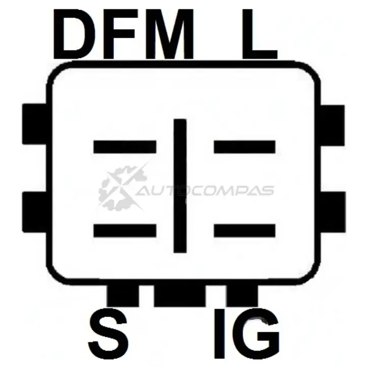 Щетки генератора с регулятором UTM RB0236A PF LT6M5 1440712768 изображение 2