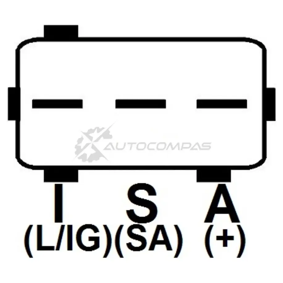 Щетки генератора с регулятором UTM 1440713963 C TZEYDA RF2785A изображение 2