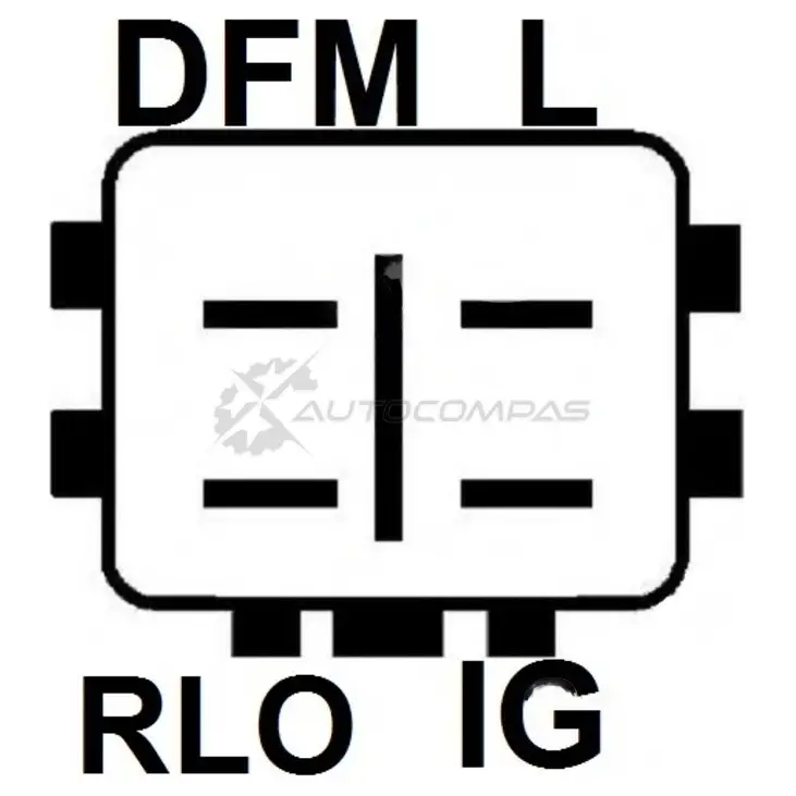 Щетки генератора с регулятором UTM E7 EYGN RN6302A 1440713741 изображение 2