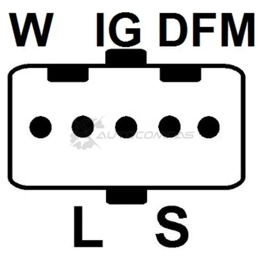 Щетки генератора с регулятором UTM WR0 59 RB0703A 1441052772 изображение 2