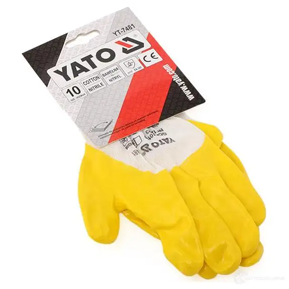 Перчатки защитные YATO YT7481 1438001543 5R5IY 0J изображение 0