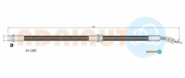 Тормозной шланг ADRIAUTO D9T M5S 24.1265 1436979119 изображение 0