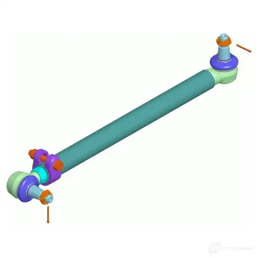 Продольная рулевая тяга LEMFORDER 451714 I1GP0C L 38656 01 4047437465602