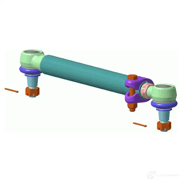 Продольная рулевая тяга LEMFORDER KW4A 2O2 38243 01 1198044512 4047437455757 изображение 0