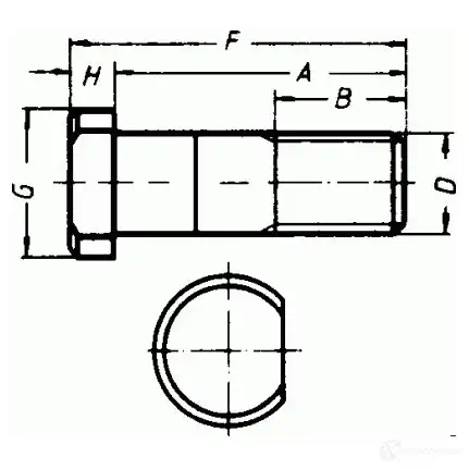 Шпилька колеса LEMFORDER FL 74L 429058 18823 01