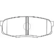 Тормозные колодки, дисковые, комплект AISIN A2N159 1578376 LR6V7W HS R5S1