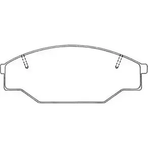 Тормозные колодки дисковые, комплект AISIN MDLY H 1578672 ASN-153 5411450605625