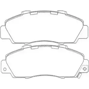 Тормозные колодки дисковые, комплект AISIN 5411450605854 HC 24VX ASN-187 1578686 изображение 0