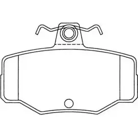 Тормозные колодки дисковые, комплект AISIN ASN-2008 5411450606073 1578696 U9WS1 M изображение 0