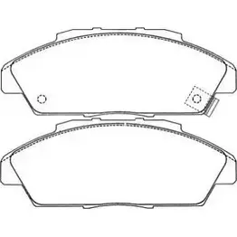 Тормозные колодки дисковые, комплект AISIN 1578698 ASN-201 5411450606097 C W3XHM8