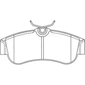 Тормозные колодки дисковые, комплект AISIN ASN-2015 96 BT7R9 5411450606141 1578700 изображение 0