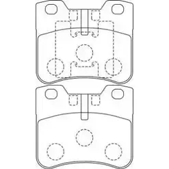 Тормозные колодки дисковые, комплект AISIN 5411450608275 4D SV3U 1578846 ASN-248 изображение 0