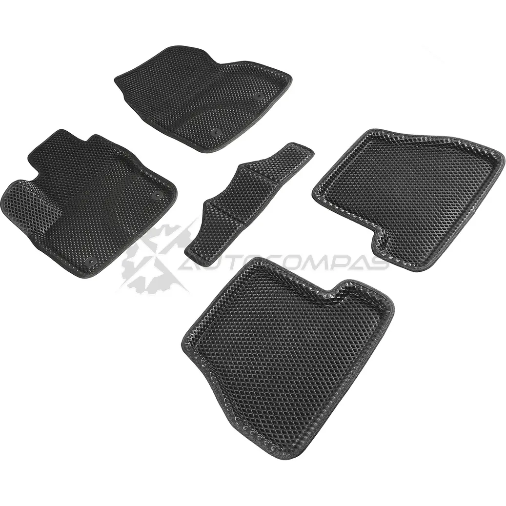 Коврики EVA 3D ромб для Ford Focus III рест. МКПП 2015-2019 SEINTEX 1441169994 95243 FHQ VY1