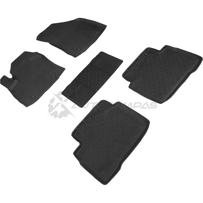 Резиновые коврики с высоким бортом для Geely Tugella 2020-н.в. SEINTEX 1441169821 Y5T CU6 97879