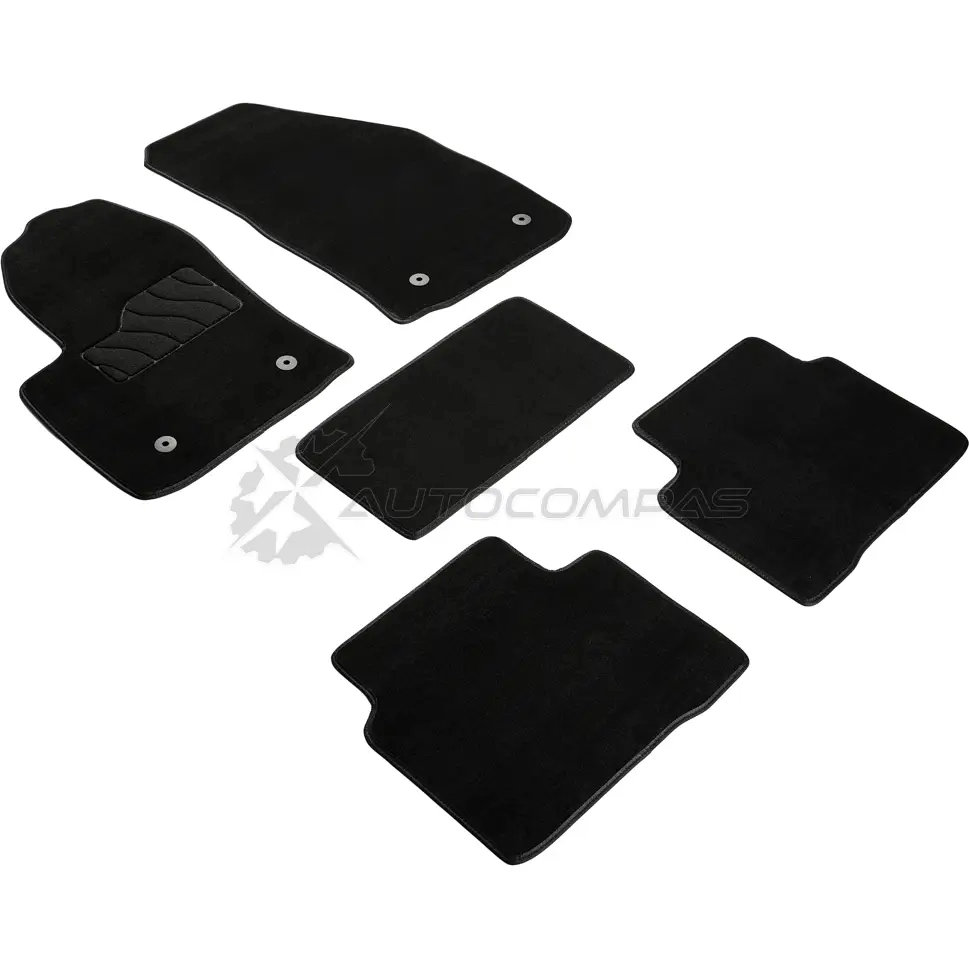 Ворсовые коврики LUX для Geely Tugella 2020-н.в. SEINTEX 1441169800 JRT OIB 98575