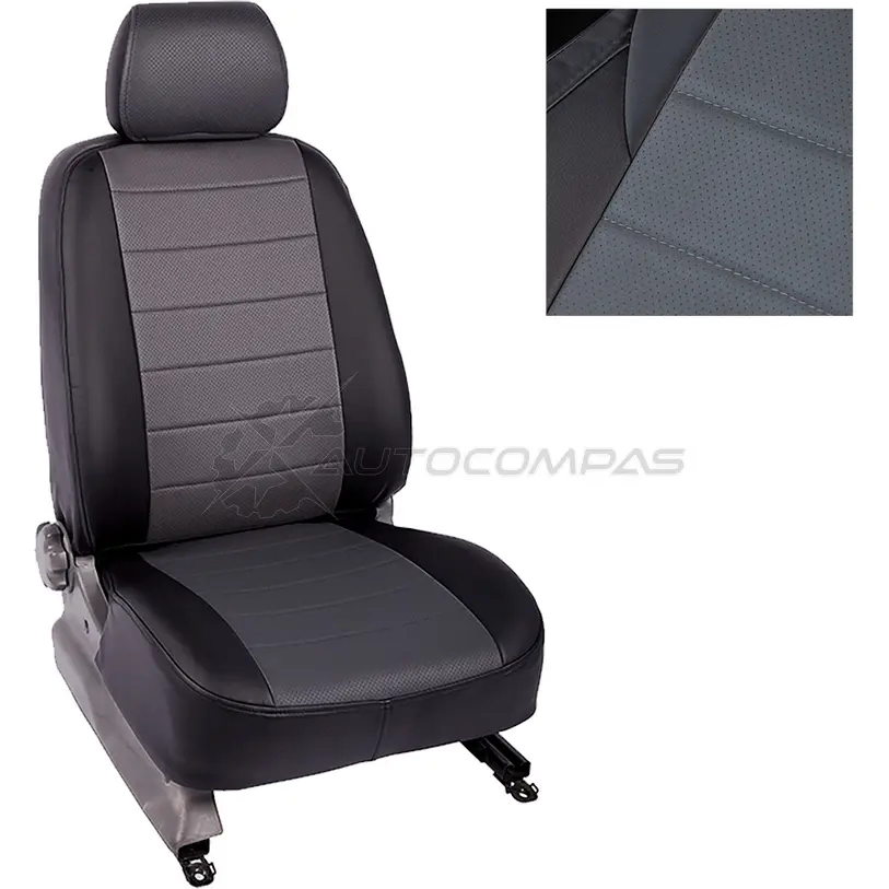 Чехлы из экокожи для Hyundai Solaris Sedan (зад. сид. 60/40) 2010-2017 SEINTEX 1437088315 1 L6H9I 86024