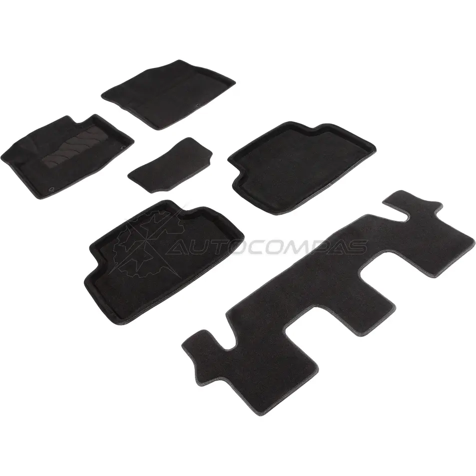 3D коврики для KIA Sorento IV (7 seats) 2020-н.в. SEINTEX 95069 1437191881 3MWH SQS