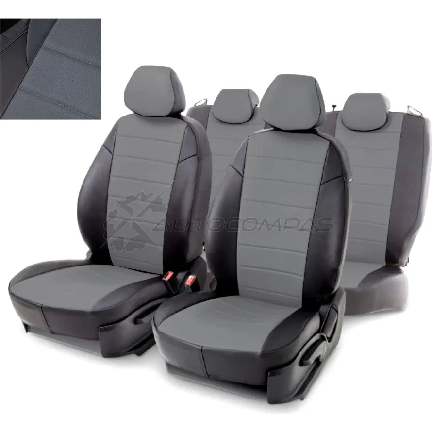 Чехлы из экокожи для Skoda Octavia A8 40/60 (без подл.) Style Plus 2020-н.в. SEINTEX 1441174035 N 5MTS 95779