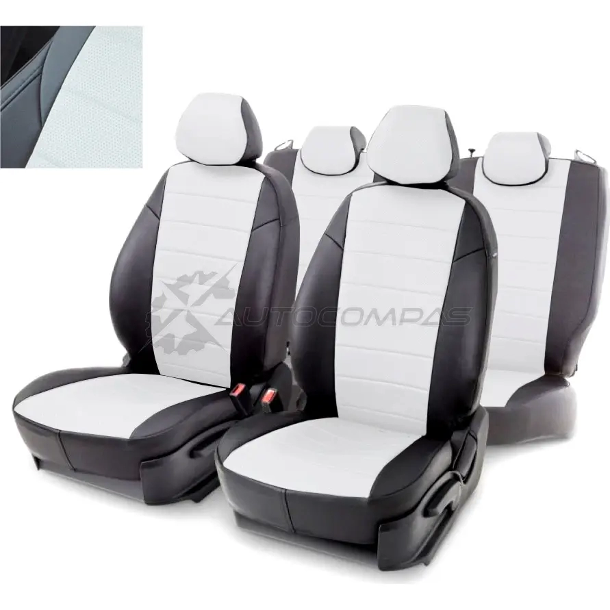 Чехлы из экокожи для Skoda Octavia A8 40/60 (без подл.) Style Plus 2020-н.в. SEINTEX 95780 H5 Q6ZNI 1441174036