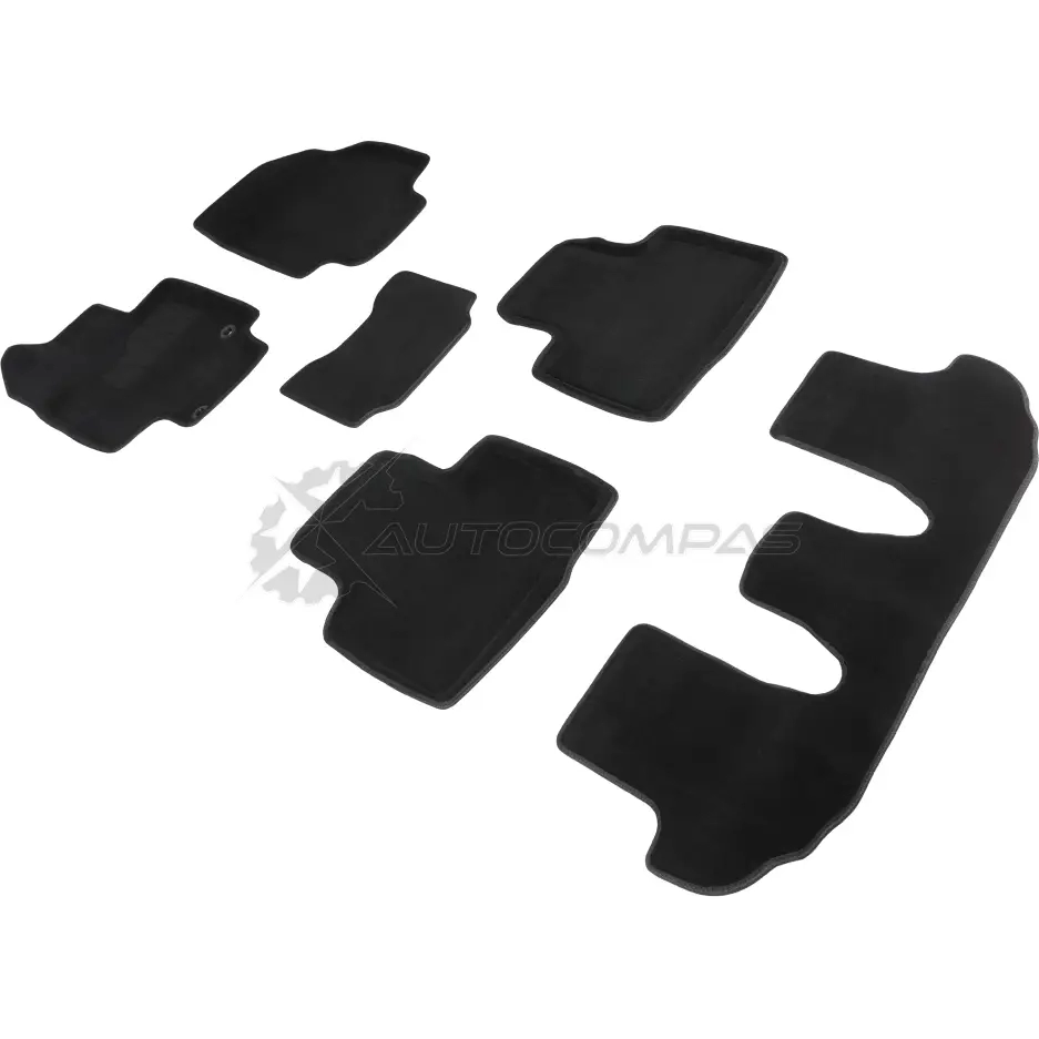 3D коврики для Toyota Highlander IV 2019-н.в. SEINTEX 1441173916 U 9S570 96536