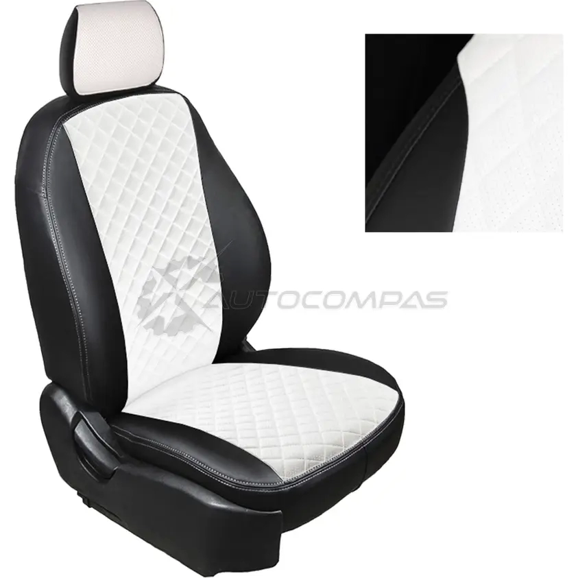 Чехлы из экокожи Ромб для Hyundai Creta II 2021-н.в. SEINTEX 1441174062 2D EVYRA 96675