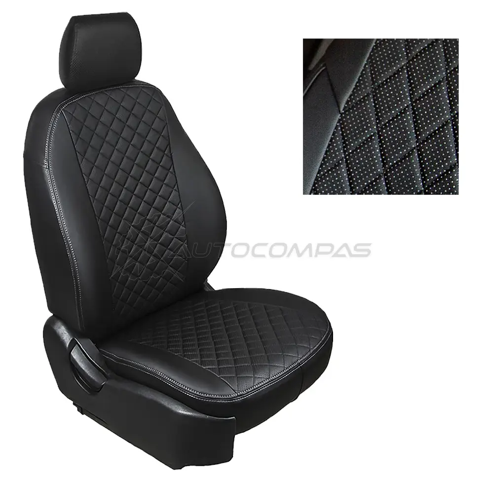 Чехлы из экокожи Ромб для Ford Mondeo IV Titanium 2007-2014 SEINTEX 1441309982 S E45M 99256