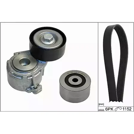 Комплект приводного ремня HEPU 1624273 XEOK TB 20-1811