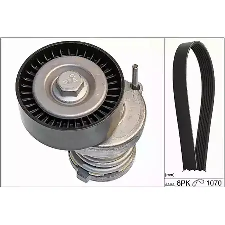 Комплект приводного ремня HEPU 20-1881 K1 CI3 1624333
