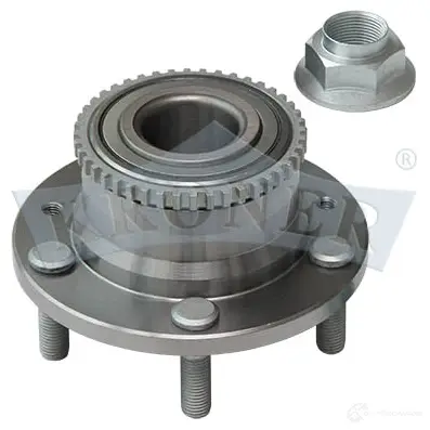 Ступица с подшипиком в сборе MAZDA 323 VI (98-) (задний) (d=140 с ABS) KRONER 1440152472 K151693 E7A ZUO6