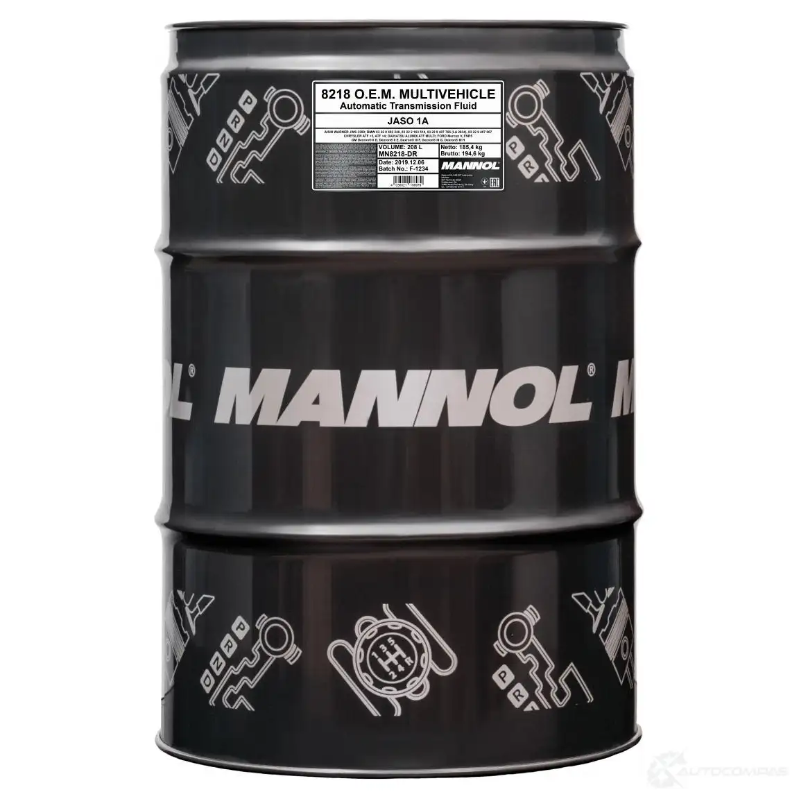 Трансмиссионное масло в акпп MN8218DR MANNOL, 208 л MANNOL MN8218DR 1436798031 BWRSOT 1 изображение 0