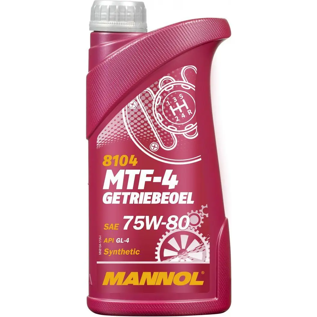 Трансмиссионное масло в мкпп, редуктор синтетическое MN81041 MANNOL SAE 75W-80 API GL-4, 1 л MANNOL 1436797729 MN81041 O EA9A