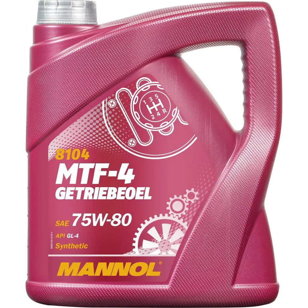 Трансмиссионное масло в мкпп, редуктор синтетическое MN81044 MANNOL SAE 75W-80 API GL-4, 4 л MANNOL 1436797730 GDJ7 4W MN81044 изображение 0
