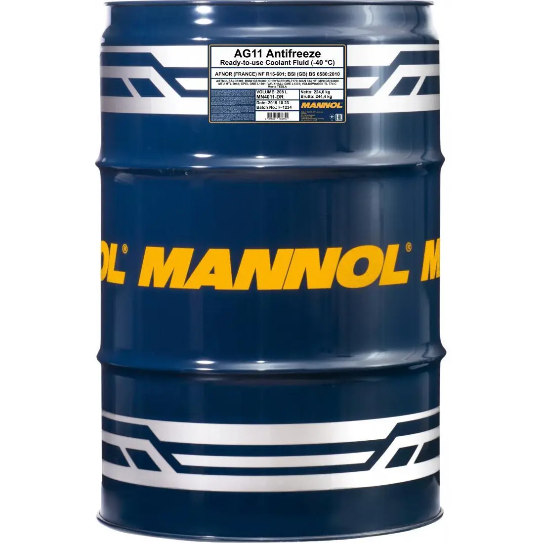 Антифриз MANNOL 1436797633 10D0 W20 mn4011dr