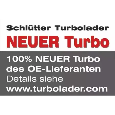 Турбина SCHLÜTTER TURBOLADER 172-00580 9B92LF8 1636306 V6Y6 V изображение 0